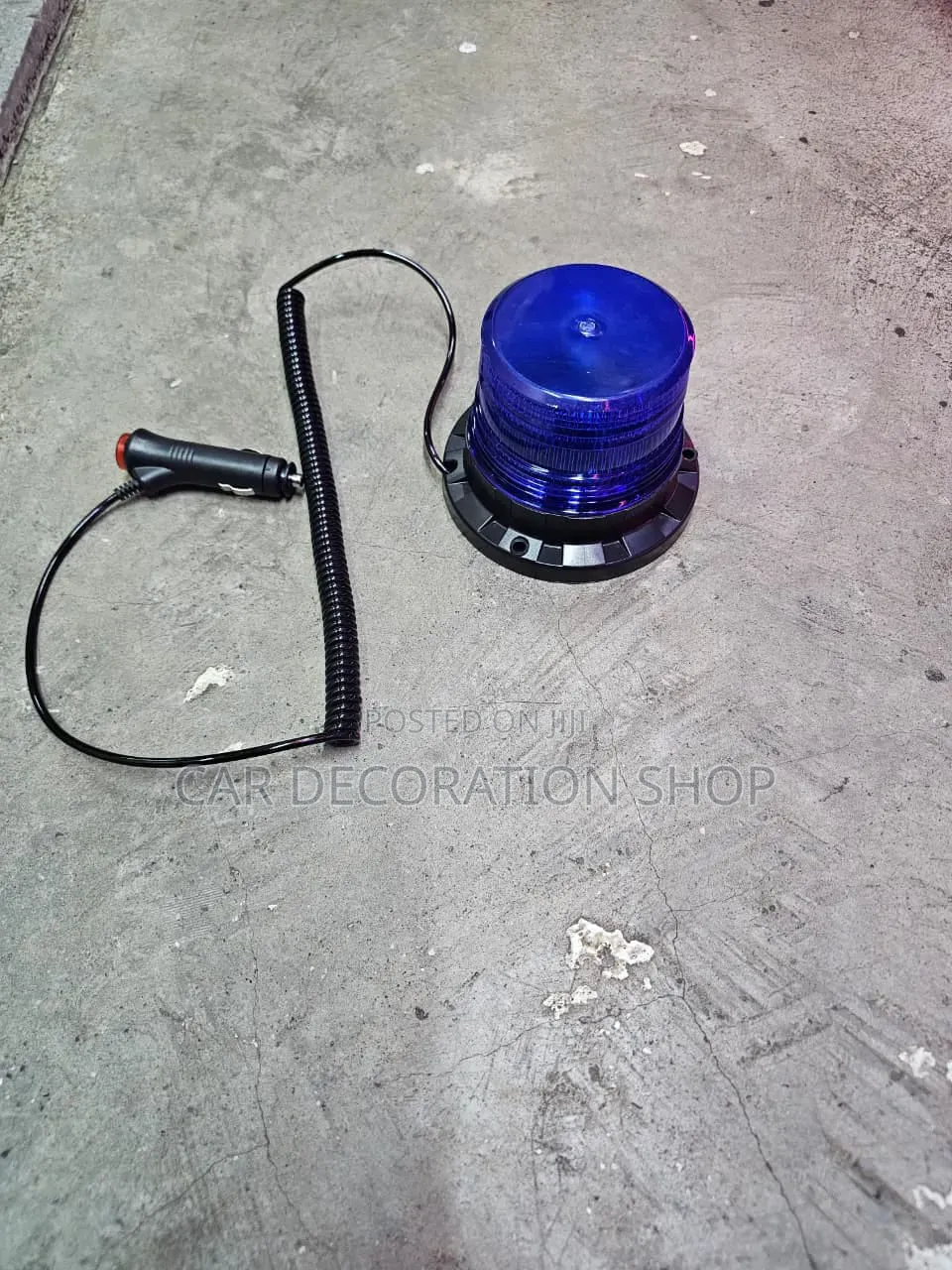 Portable Amber or Blue Magnetic Led Strobe Beacon Lights