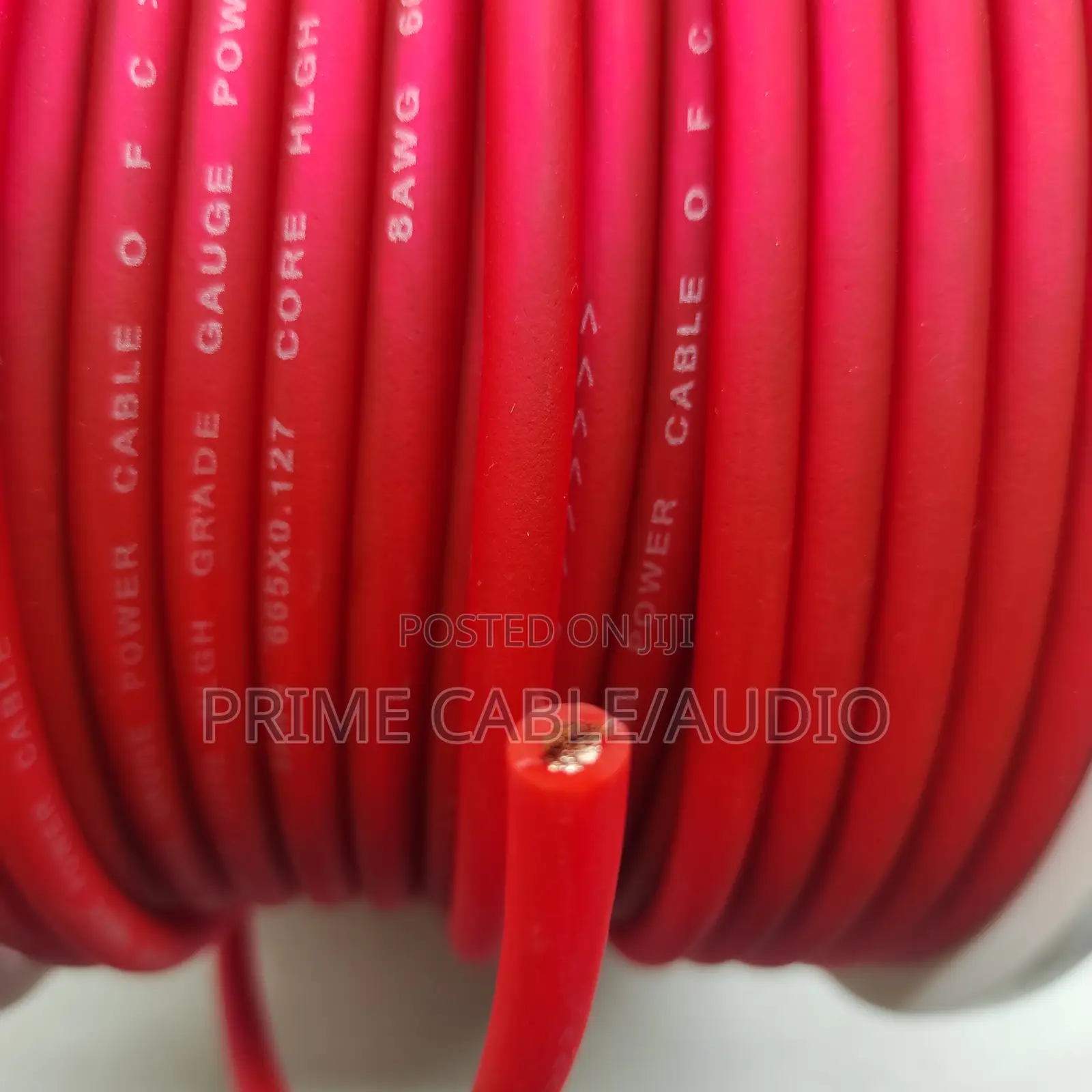 Power Cable - Oxygen Free Copper (Ofc) 8 Gauge