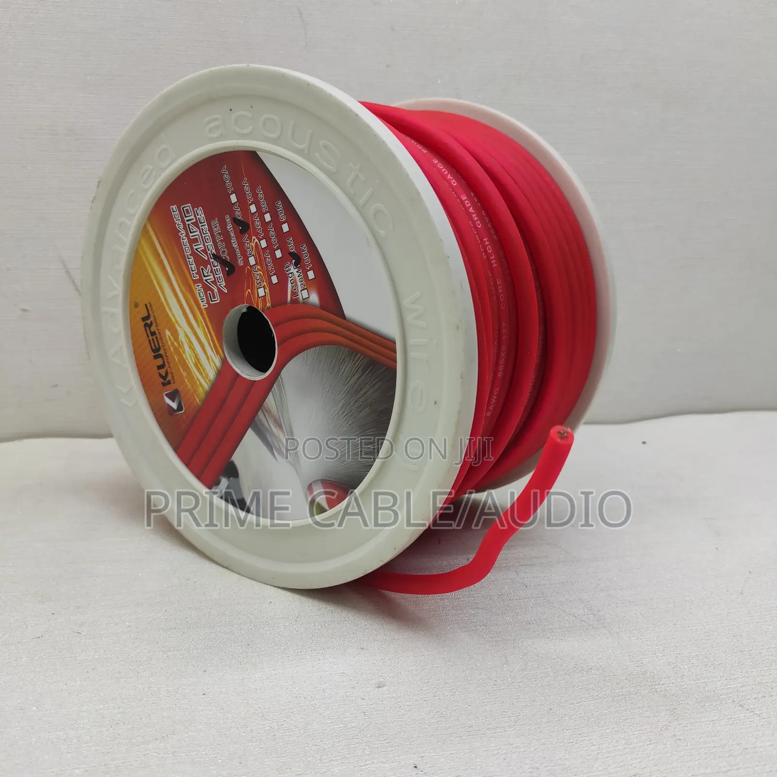 Power Cable - Oxygen Free Copper (Ofc) 8 Gauge