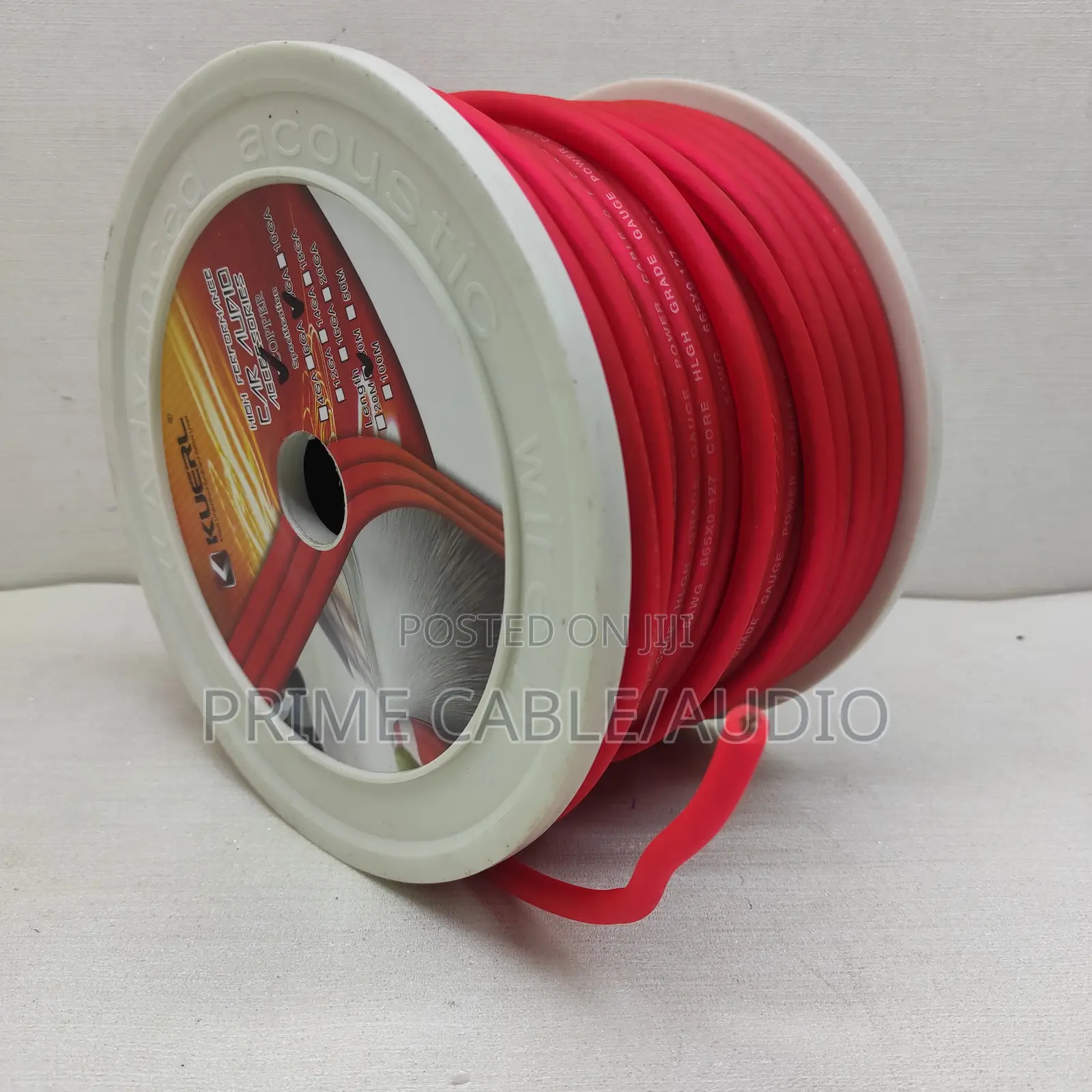 Power Cable - Oxygen Free Copper (Ofc) 8 Gauge