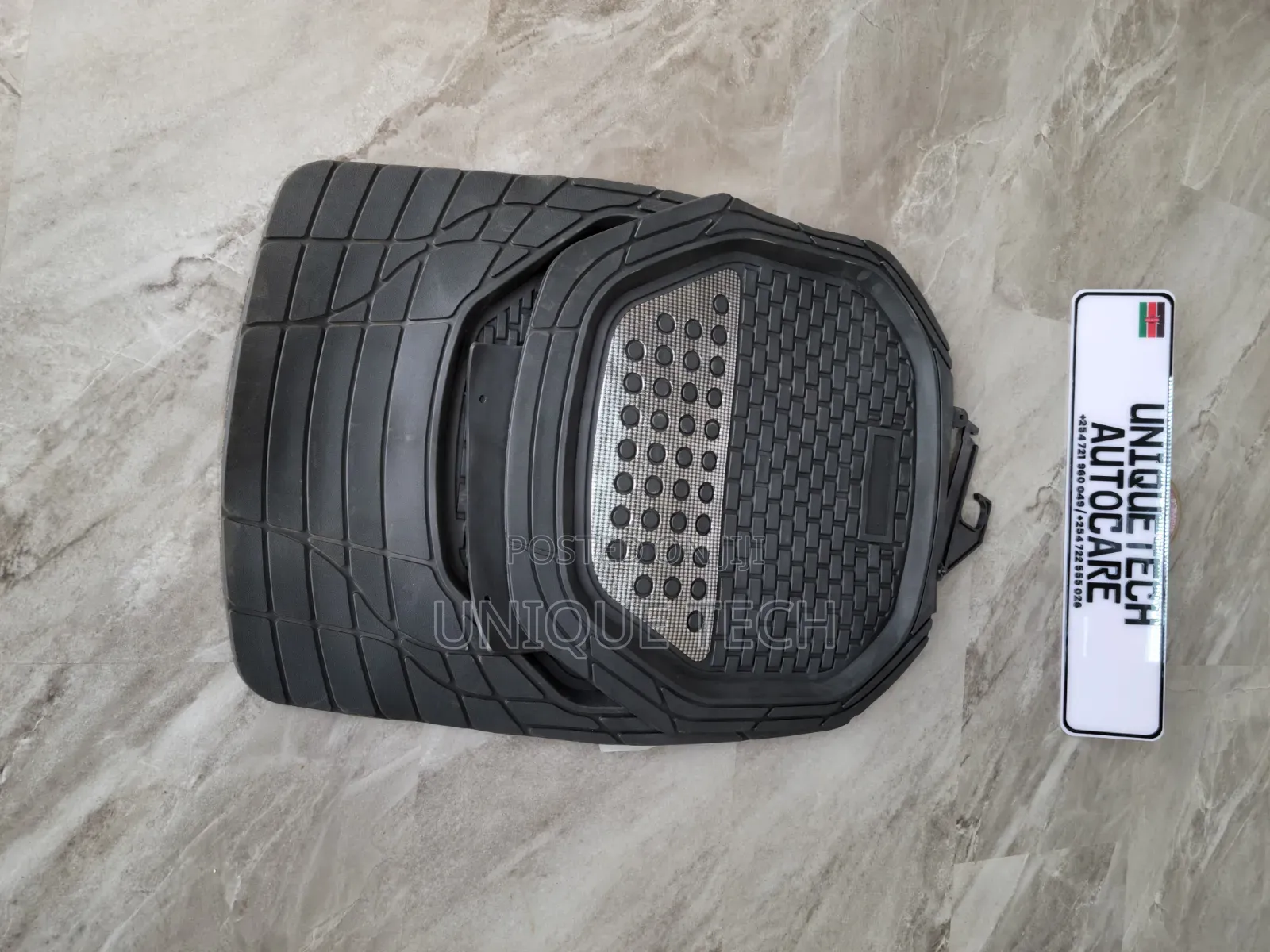 Universal Car Floor Mats 5PCSwith Silver Patch