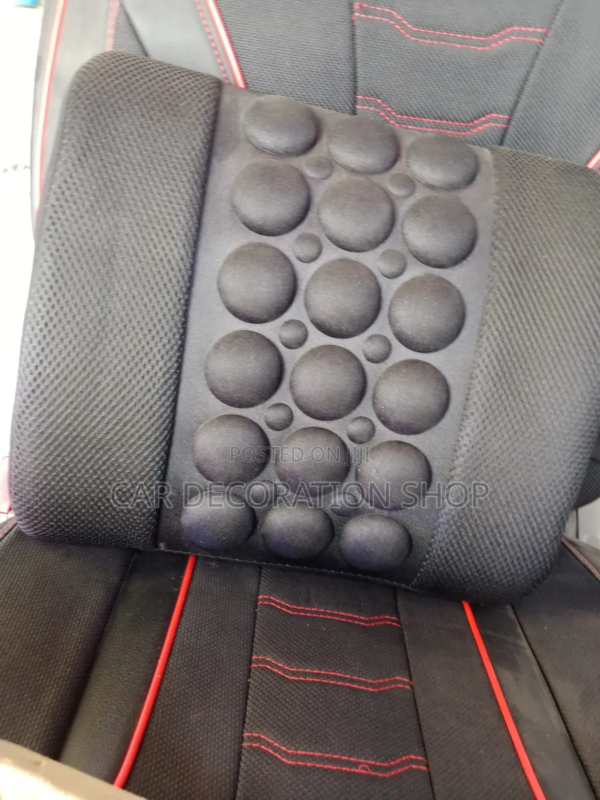 Car Lumbar Support Massage Cushion 1pc