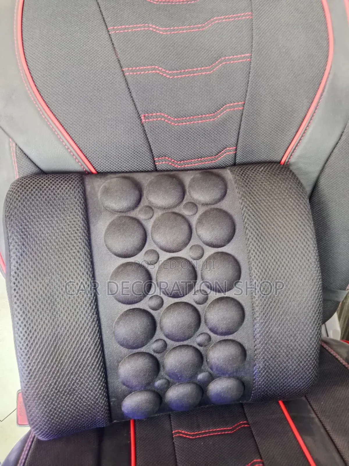 Car Lumbar Support Massage Cushion 1pc