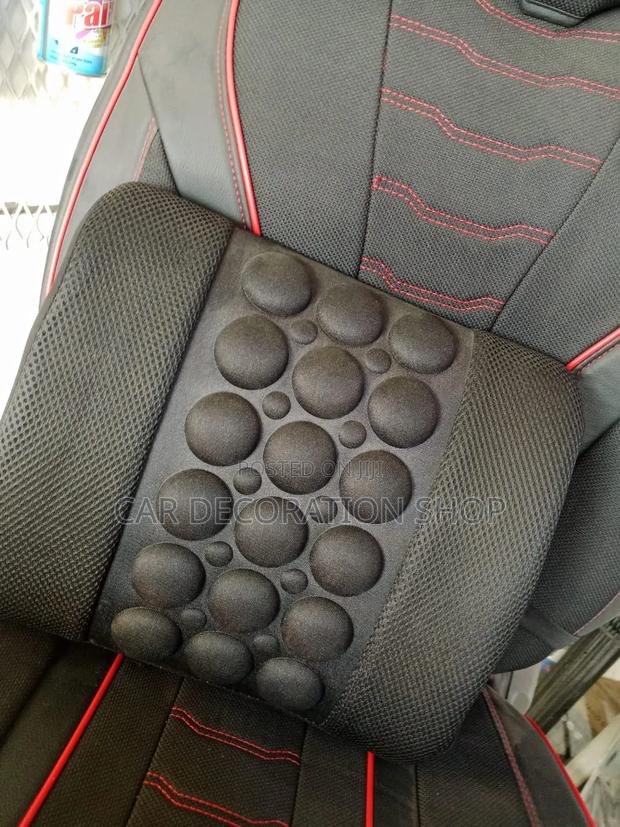Breathable Mesh Side Back Support Cushion With Raised Acupressure Node