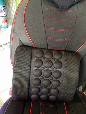Breathable Mesh Side Back Support Cushion With Raised Acupressure Node