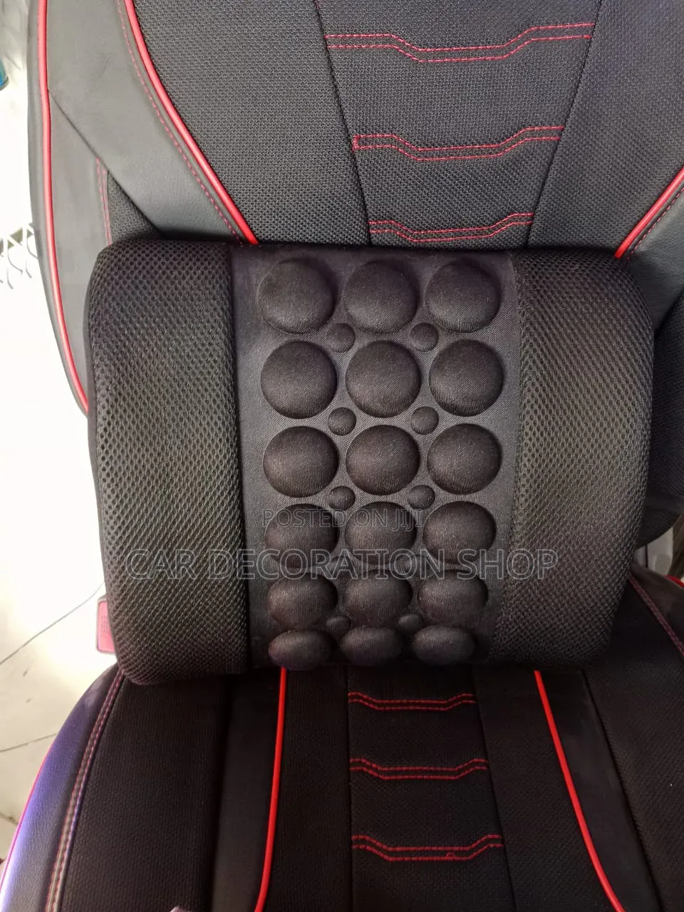 Ergonomic Rectangular Massage Cushion With Textured Massage Bubble