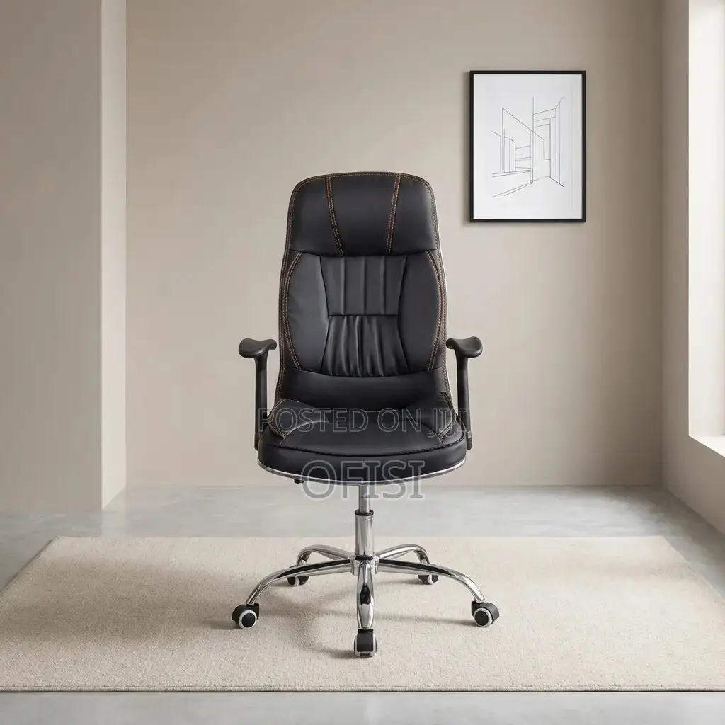 Office Chair; Executive Recliner Leather Office Seat