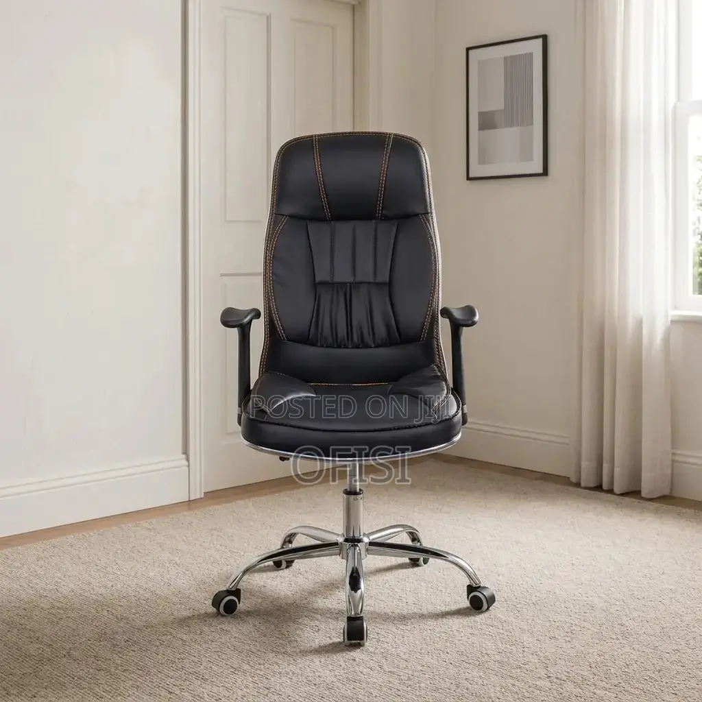Office Chair; Executive Recliner Leather Office Seat