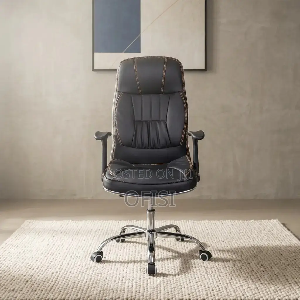 Office Chair; Executive Recliner Leather Office Seat