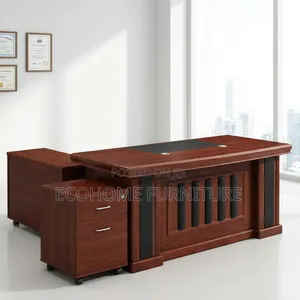Office Desk ; 1.6m Modern Executive Desk With Mobile Pedestals