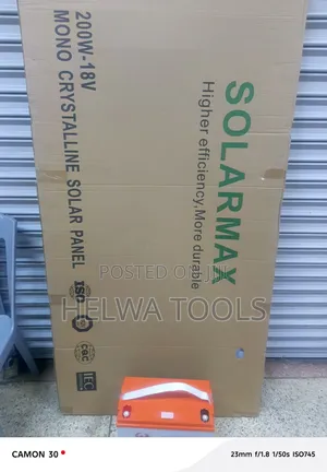 100Ah Solar Battery + 200watts Solar Panel