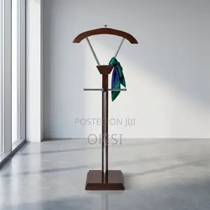 Coat Hanger; Office Mahogany Coat Hanger