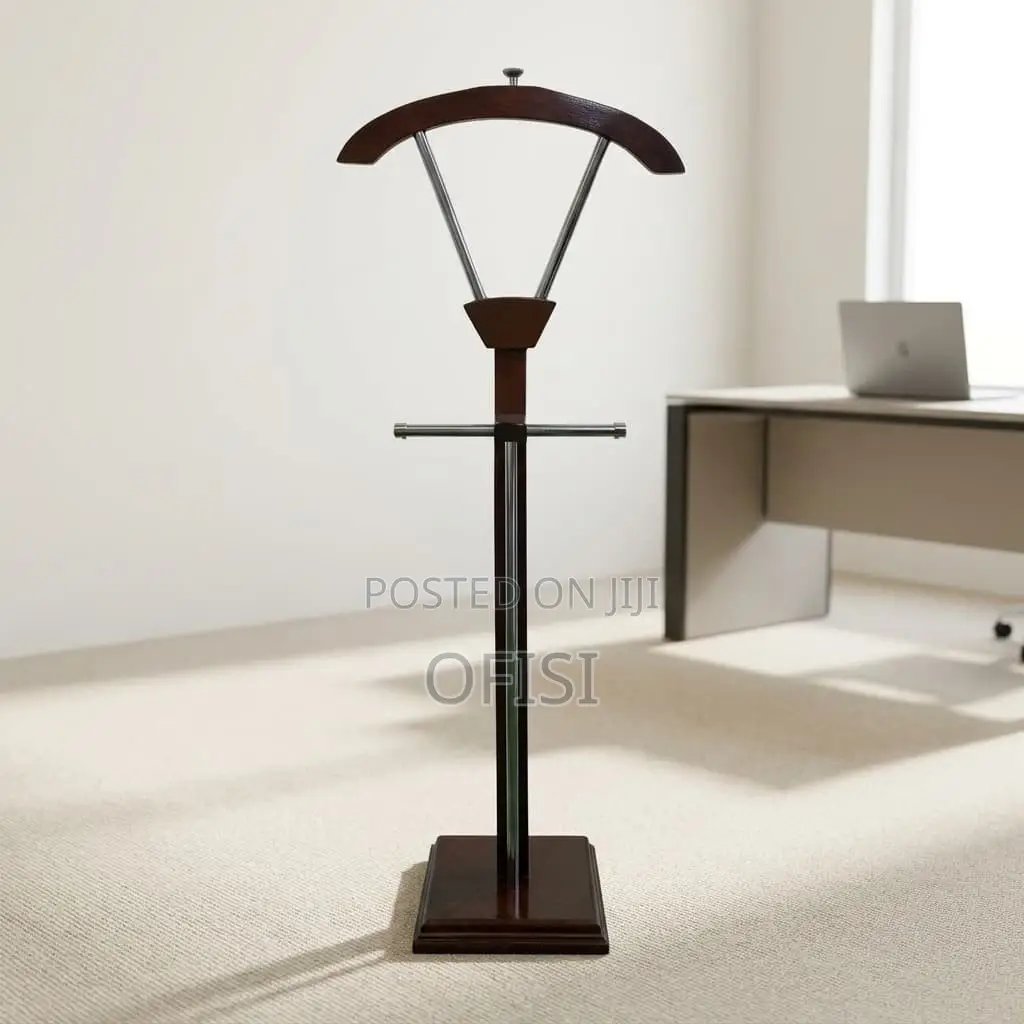 Coat Hanger; Office Mahogany Coat Hanger