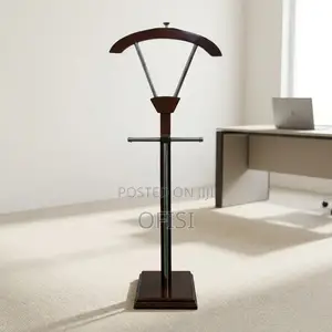 Coat Hanger; Office Mahogany Coat Hanger