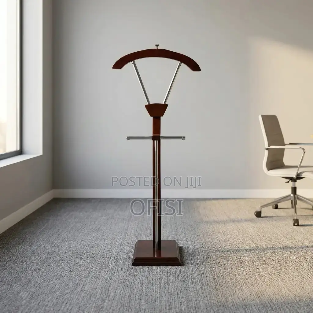 Coat Hanger; Office Mahogany Coat Hanger