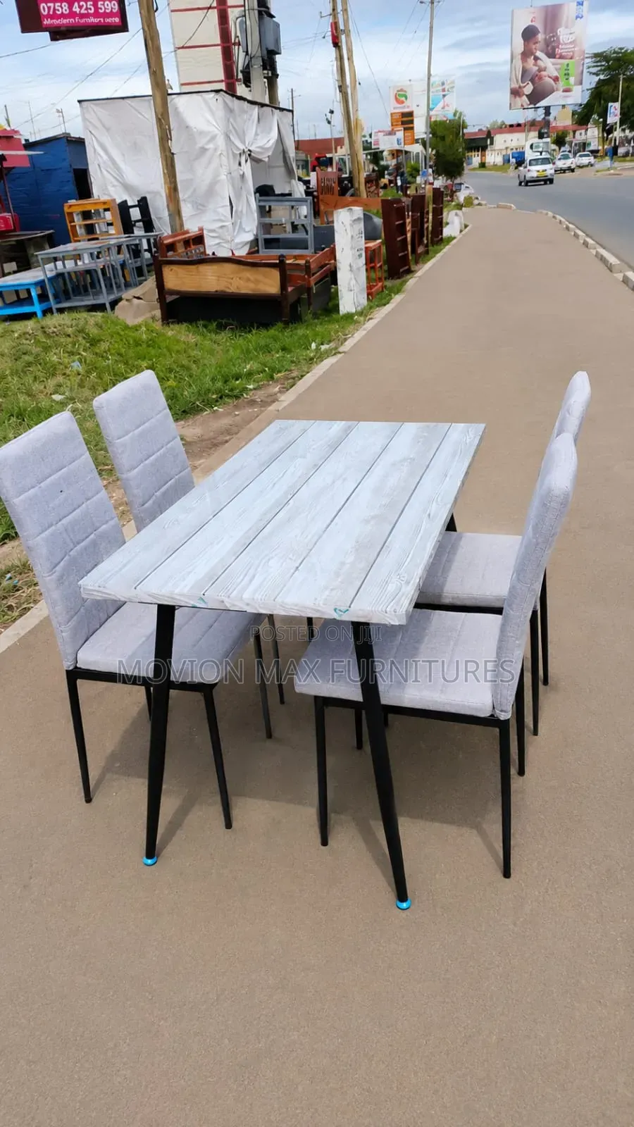 Grey Dinning Set Dinning Table