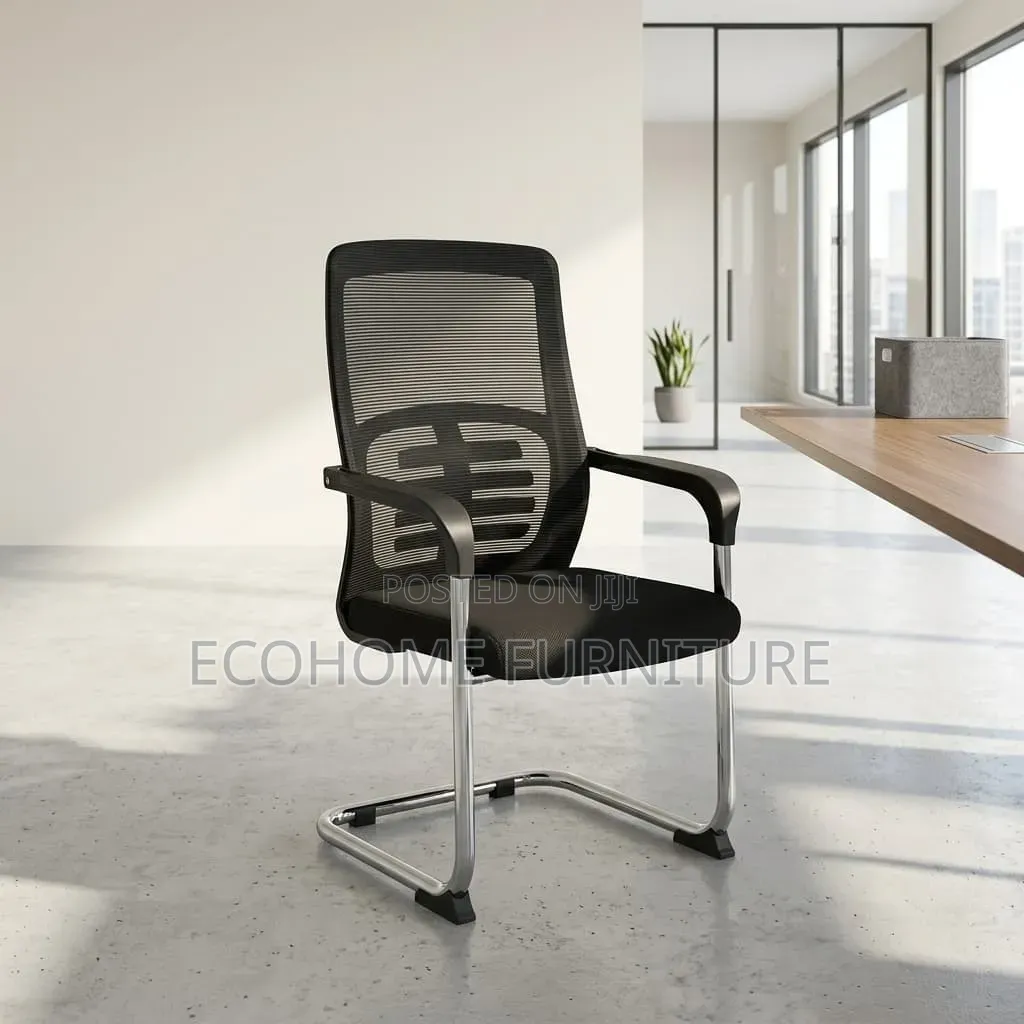 Office Chair; Visitor Chair Mesh, Chrome Base