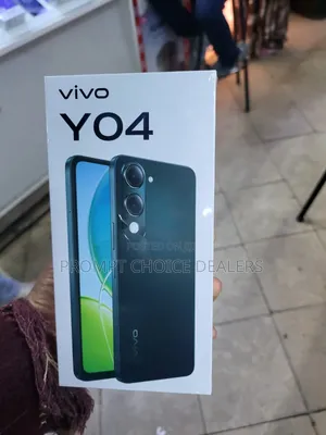 New Vivo Y04 128 GB Black
