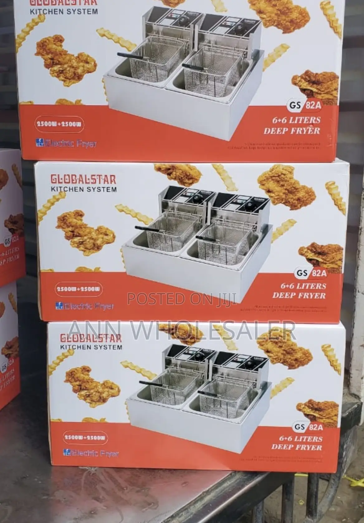Double Deep Fryer 6l+6l
