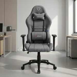 Gaming Chair: Gray Gaming Chair Fabric