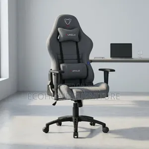 Gaming Chair: Gray Gaming Chair Fabric