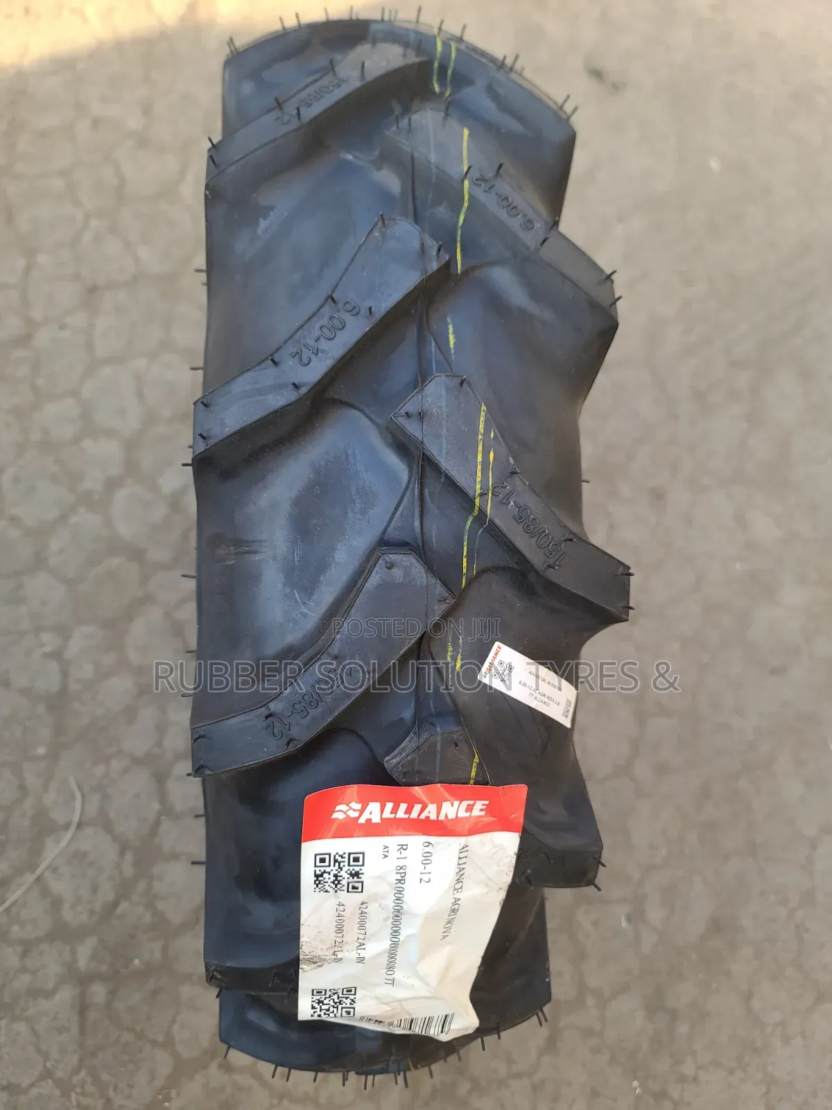 6.00-12 Alliance Tyres Tractor Agrinova Lug