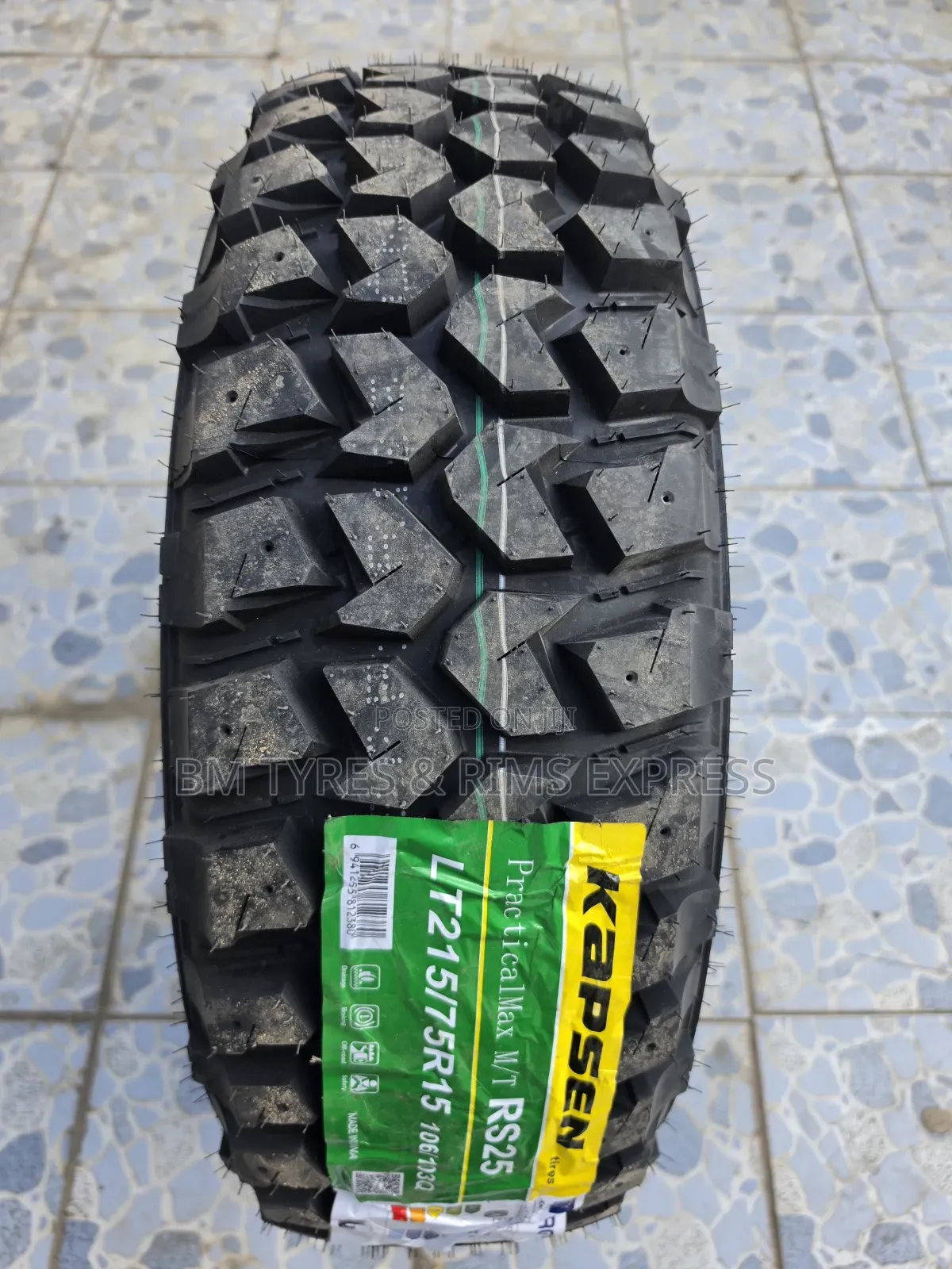 215 /75 R15 Kapsen Tires (Mud Terrain)