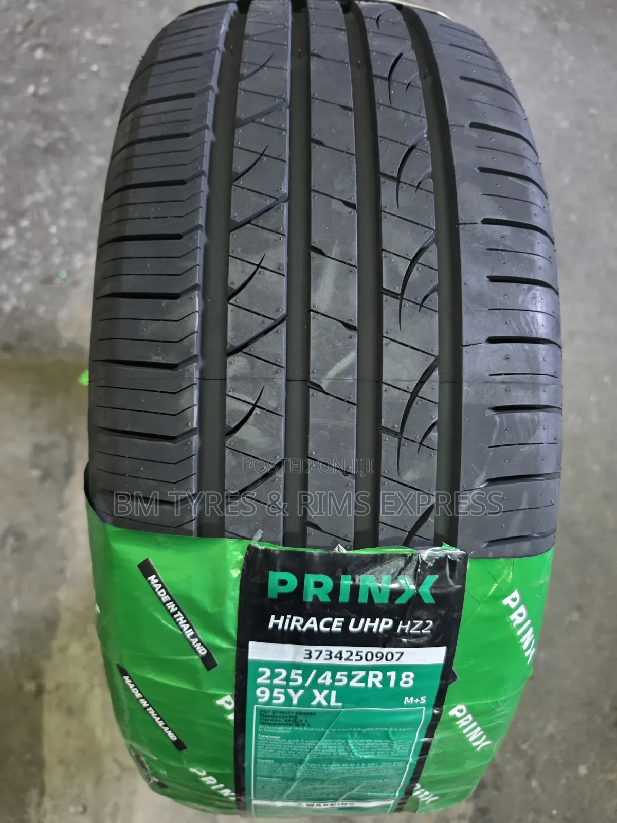 225 /45 R18 Prinx.