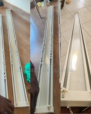 Aluminium Curtain Rails With Plastic Rollers/Runners