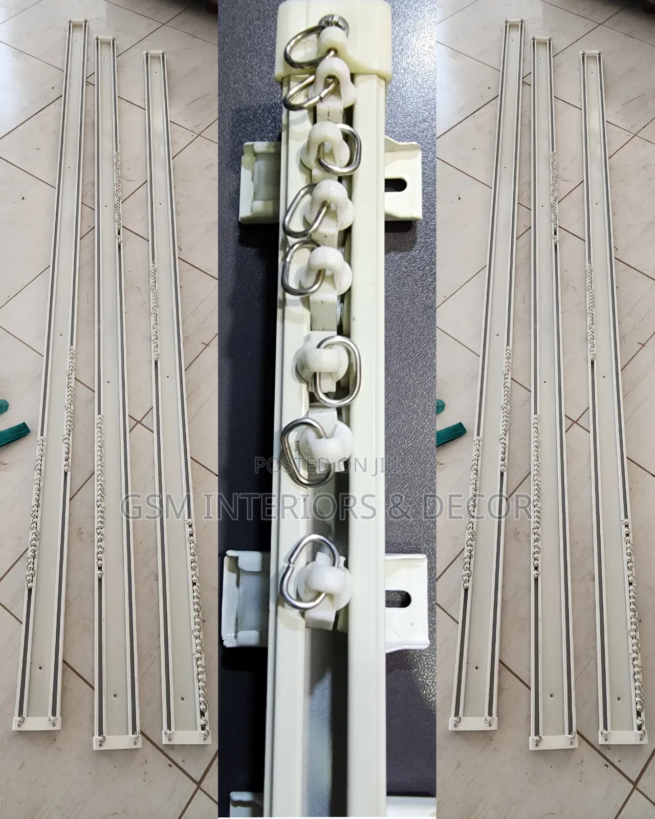 Bendable Aluminium Curtain Rails in Bi-Wheel Runners