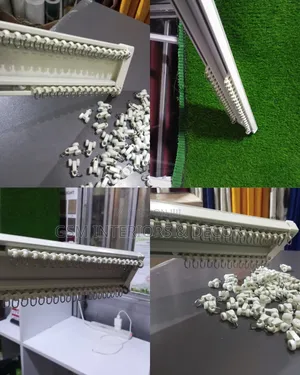 Aluminum Double Rails for Hidden Curtains Installation With Hooks