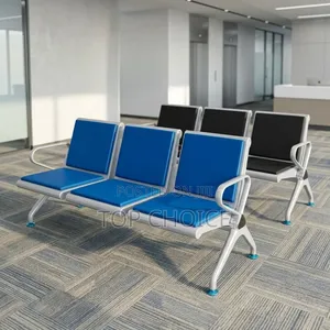 Modern 3-Seater Waiting Bench | Office, Reception Airport