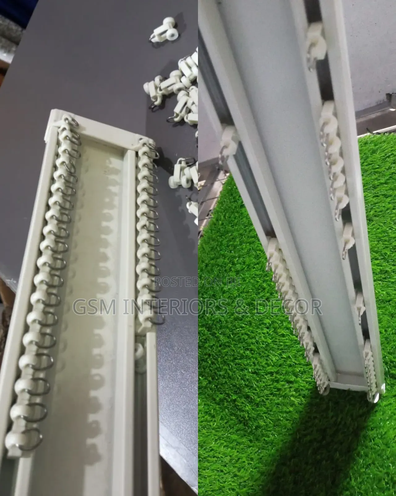 String and Durable Aluminium Curtain Rails for Strong Curtains-Sheers