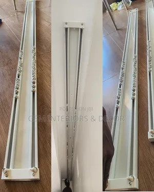 String and Durable Aluminium Curtain Rails for Strong Curtains-Sheers