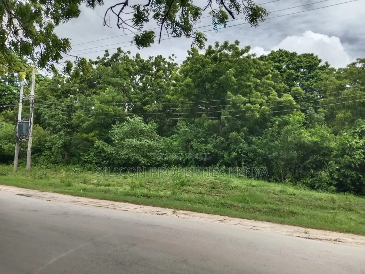 3.25 Acres for Sale in Diani - Touching the Main Road
