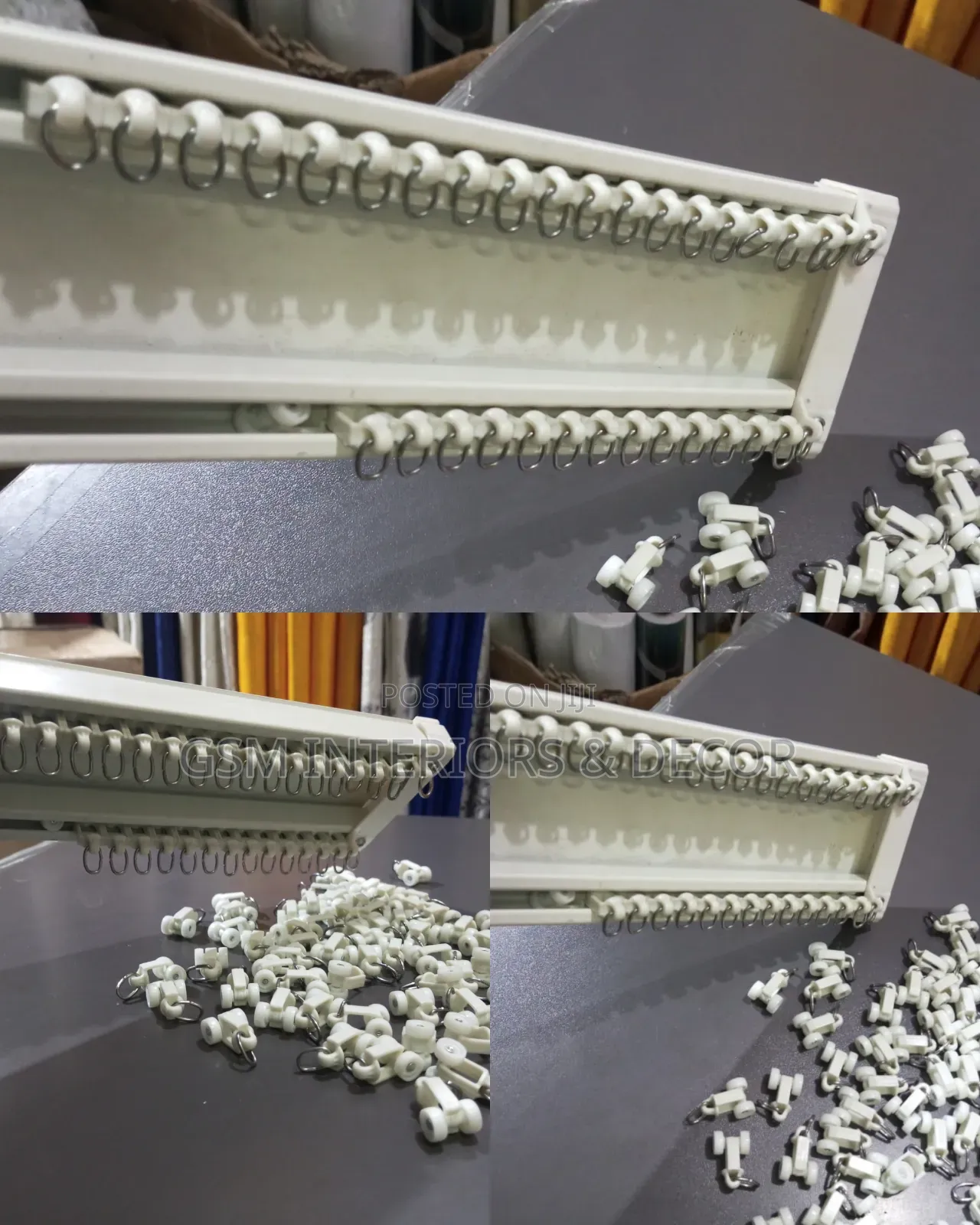 Aluminium Double Curtain Rails 3 Inches Wide