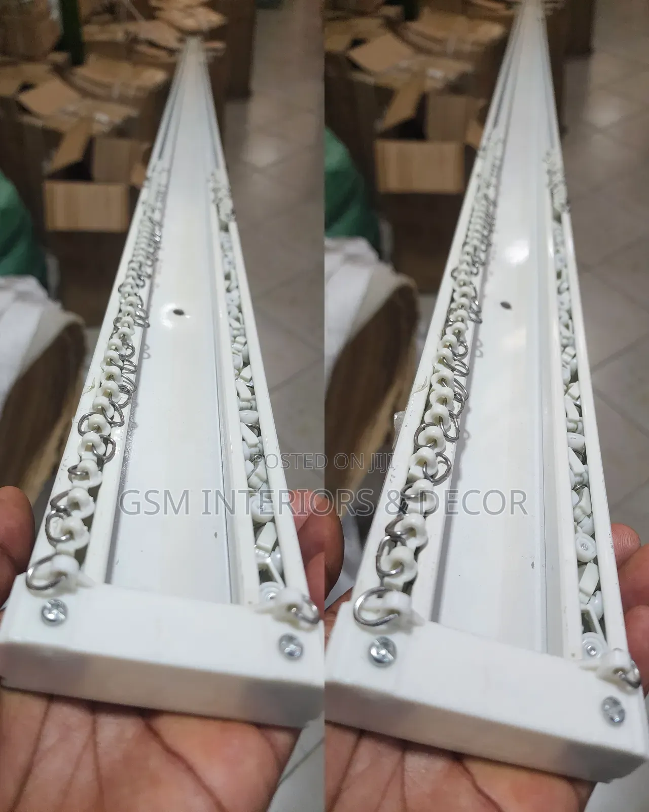 Aluminium Curtain Rails Double in Home Accesories