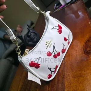 Cherry Coach Shoulder Bag