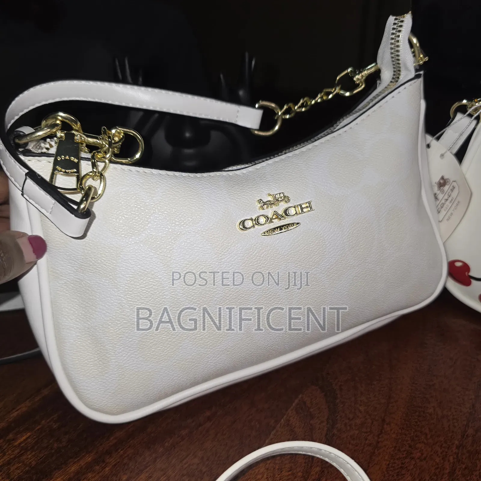Cherry Coach Shoulder Bag