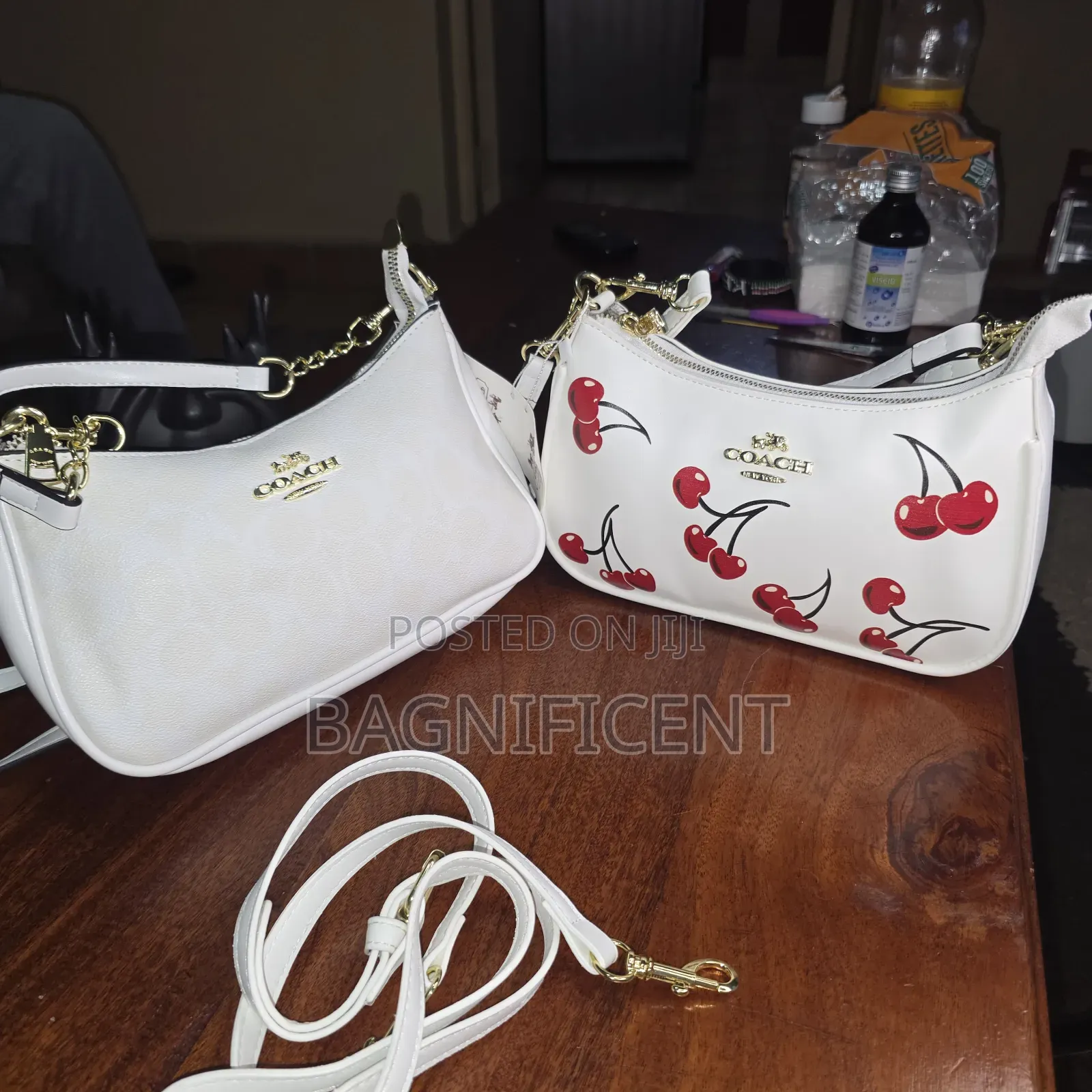 Cherry Coach Shoulder Bag