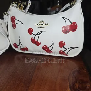 Cherry Coach Shoulder Bag
