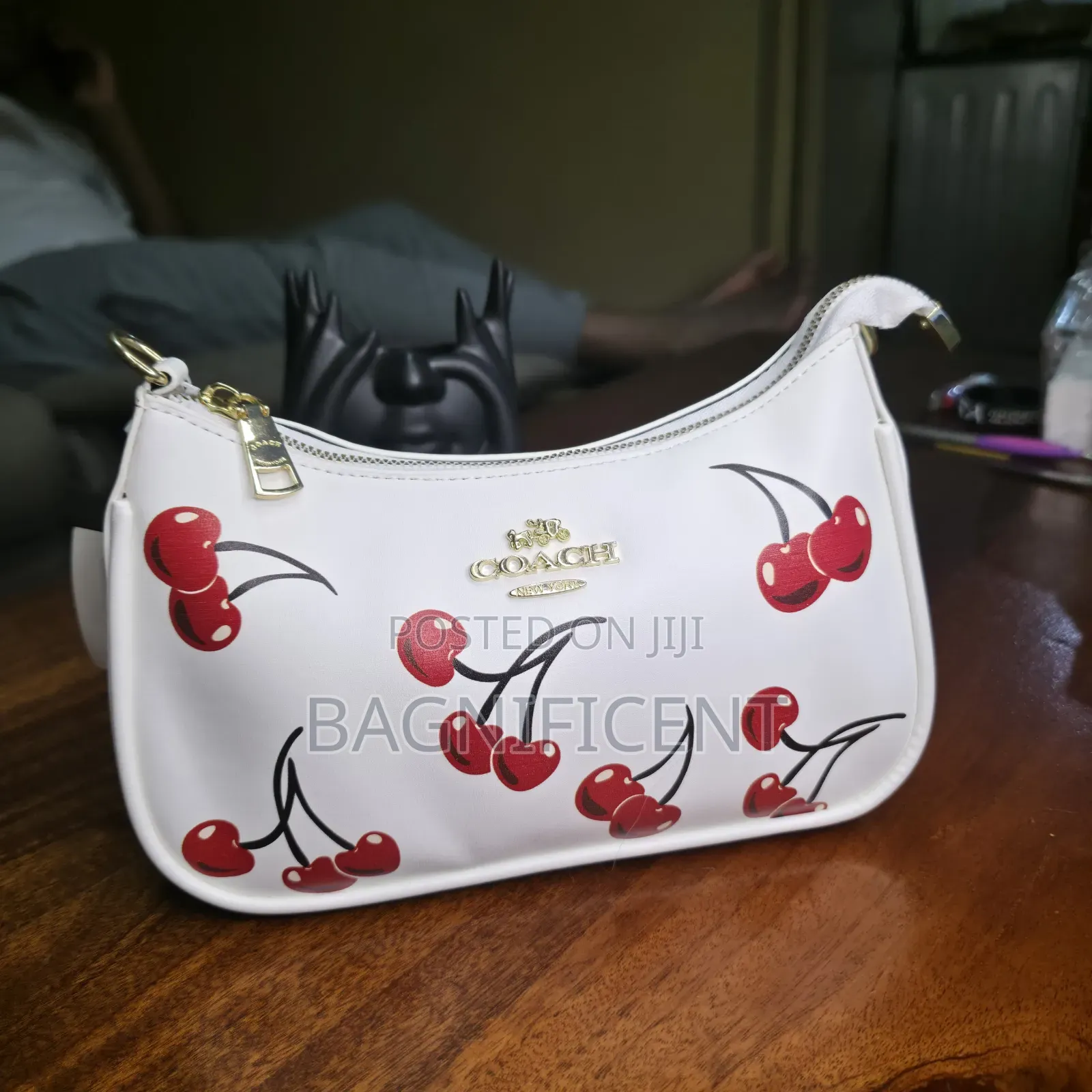 Cherry Coach Shoulder Bag