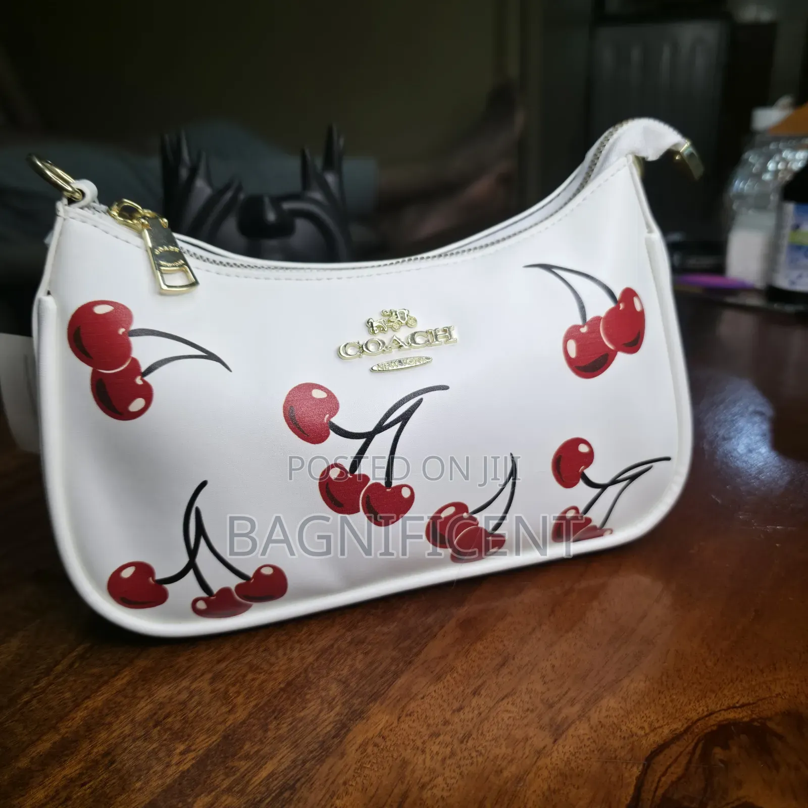 Cherry Coach Shoulder Bag