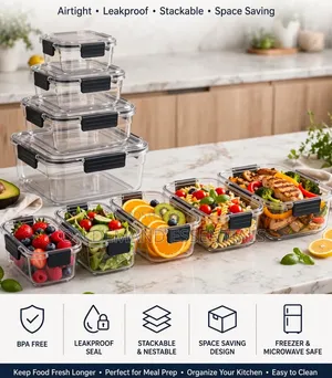 4pc Acrylic Food Storage Containers