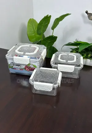 The 3PC Diamond Set Storage Containers
