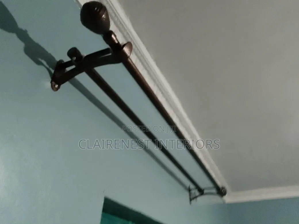 Bronze and Antic Gold Heavy Metal Curtain Rods