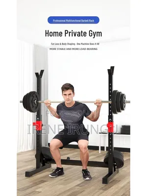 Weight Squat Rack* Gym Squat Rack