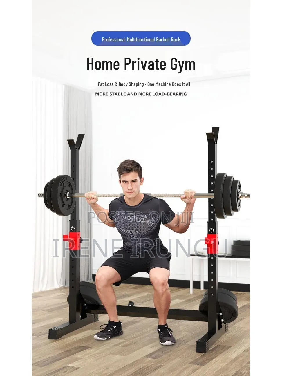 Weight Squat Rack* Gym Squat Rack