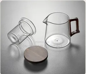 High Borosilicate Teapot With Walnut Handle