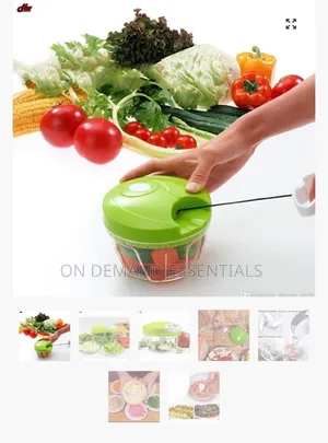 Manual Spin Cutter Food Chopper
